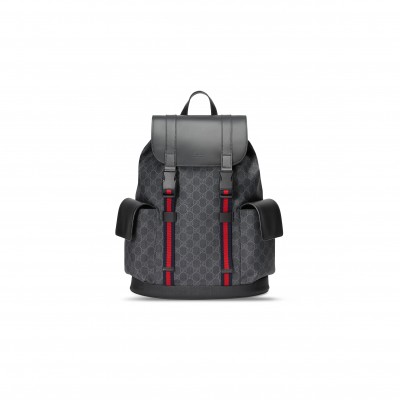 GUCCI GG BLACK LARGE BACKPACK 495563 (42*34*16cm)
